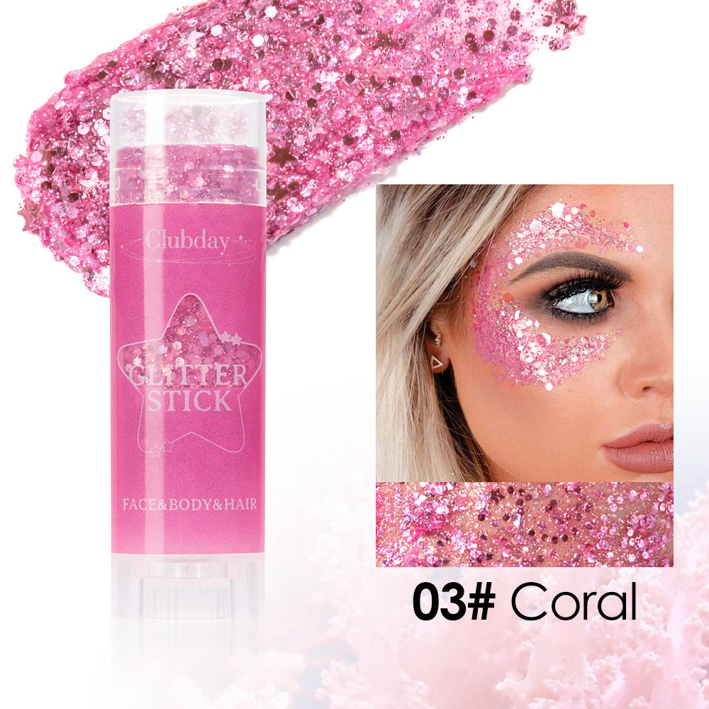 Monochrome Gel Body Glitter Makeup