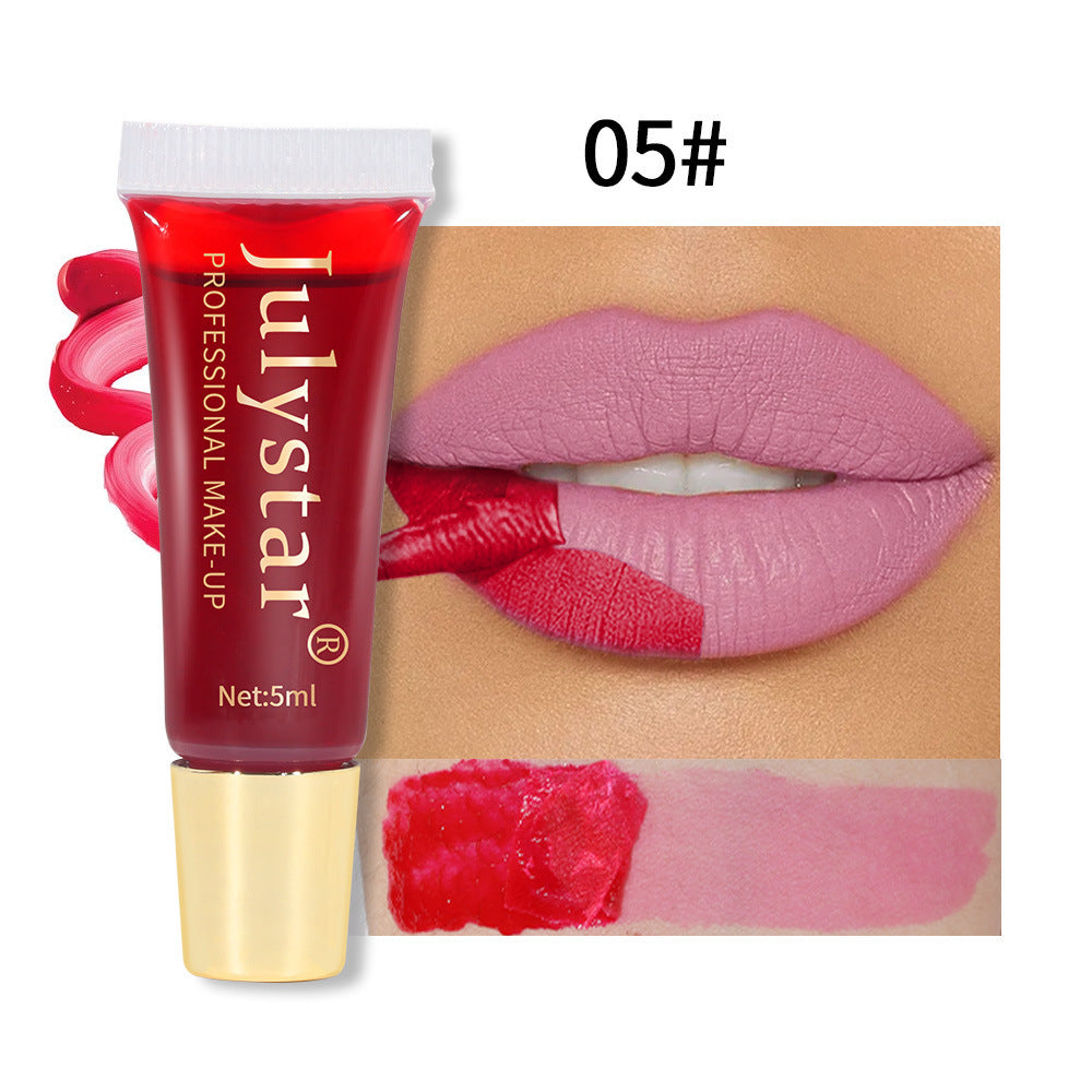 Matte Peel-Off Lip Stain, Long-Lasting Lip Tattoo Tint