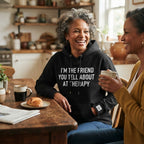 I'm the Friend You Tell About at Therapy — Premium Hoodie | COLLIN CAMPELL product image