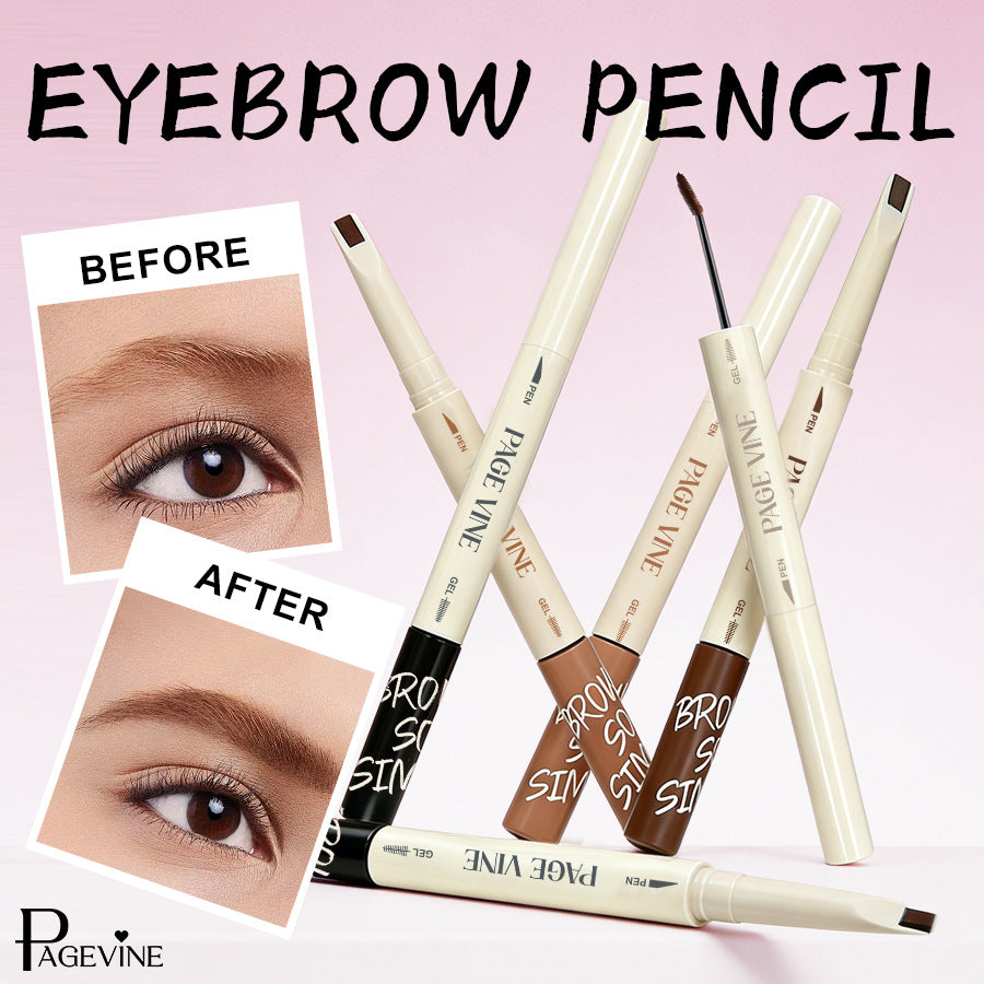 Double-ended Eyebrow Trimmer Liquid Mascara Brush