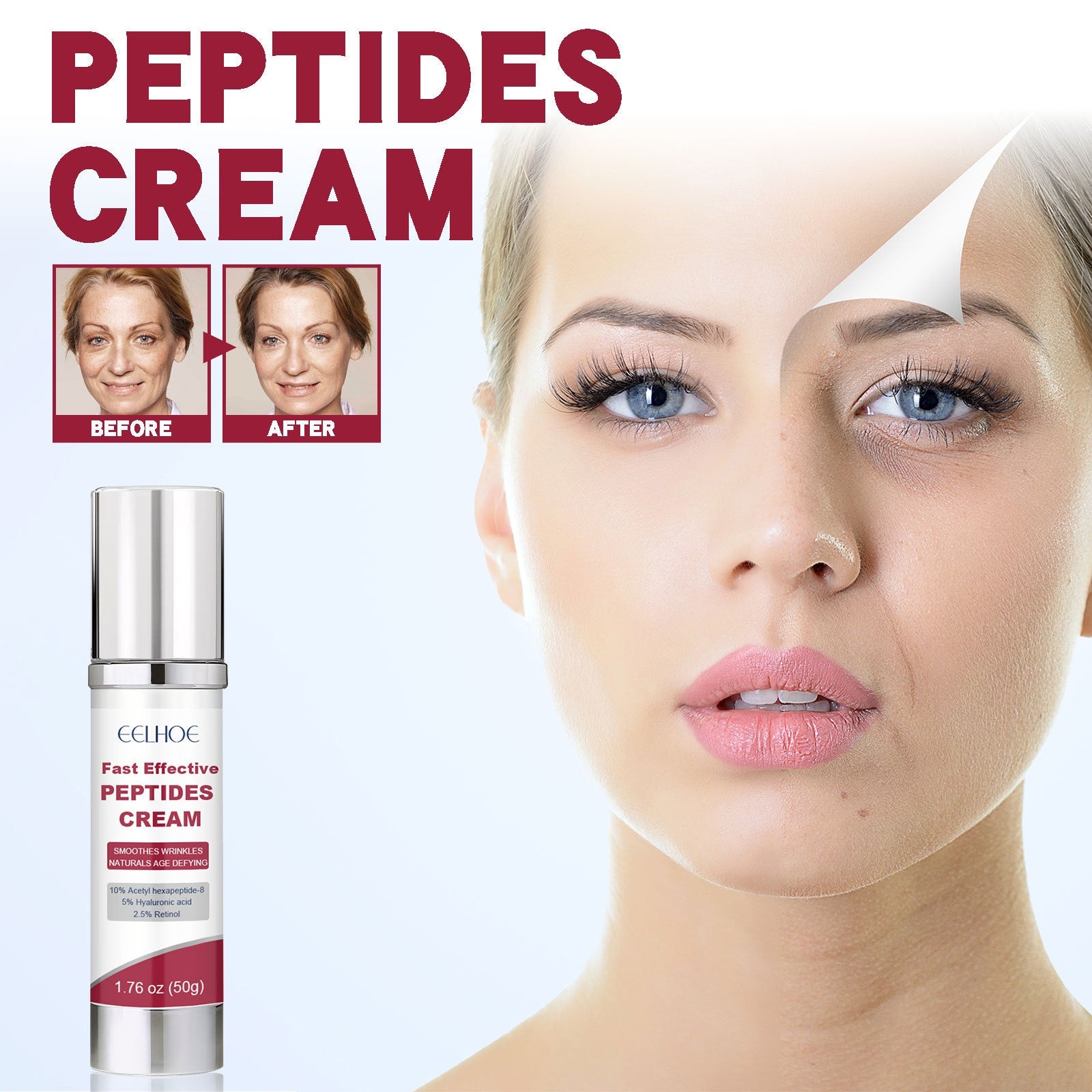 Pro-Vitamin A Hyaluronic Acid Radiance-Boosting Moisturizing Face Cream