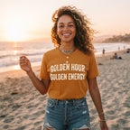Golden Hour Golden Energy — Premium T-Shirt | COLLIN CAMPELL product image