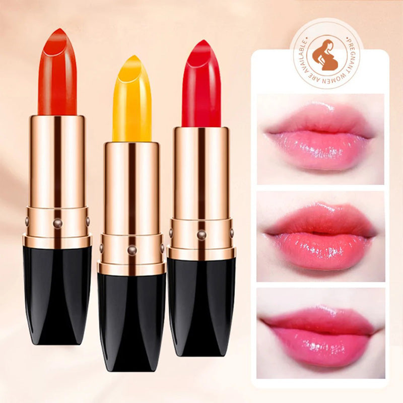 3PCS Color Changing Lipstick Set, Temperature & PH Sensitive