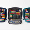 Large Pencil Case Organizer — Double Zipper Pouch for Pens, Markers & Supplies