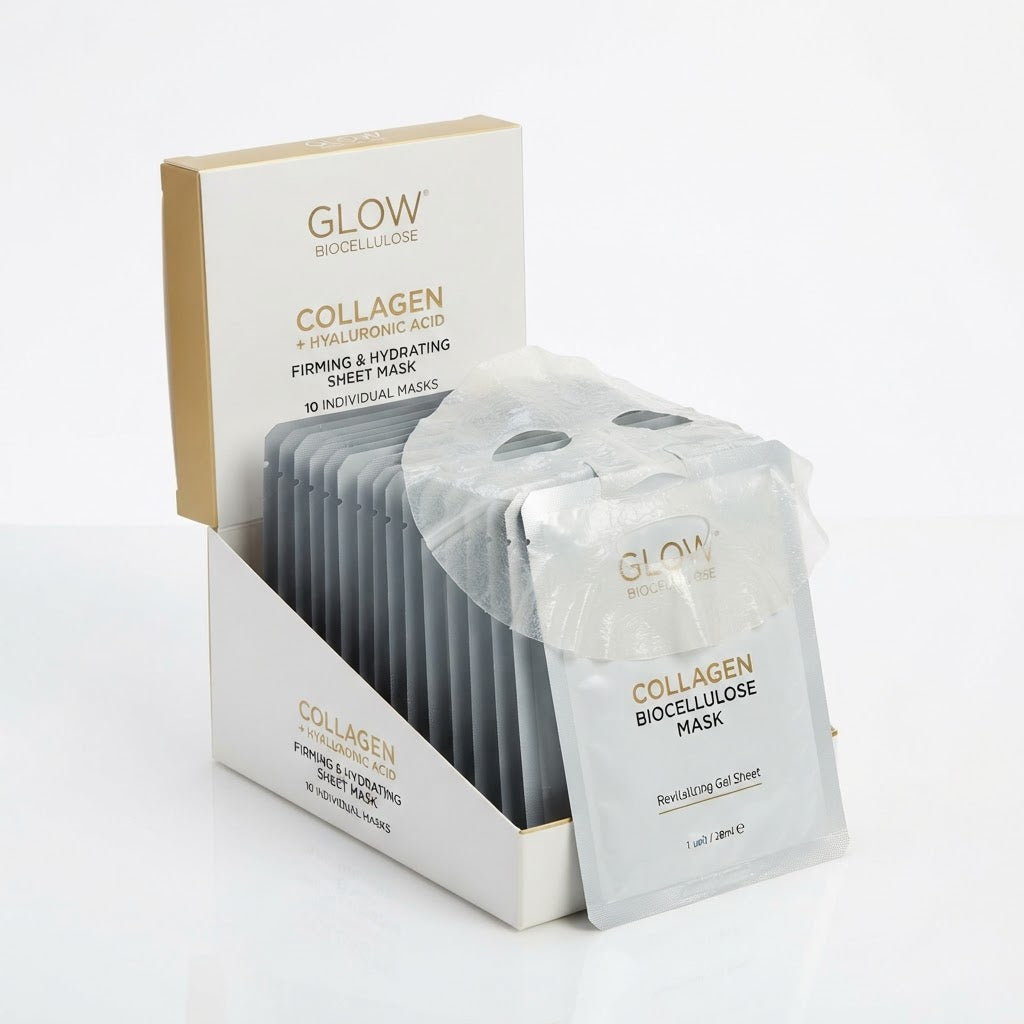 Collagen Biocellulose Face Mask (10 Pack)
