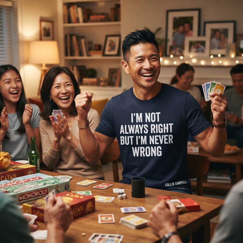 I'm Not Always Right But I'm Never Wrong — Premium T-Shirt | COLLIN CAMPELL product image