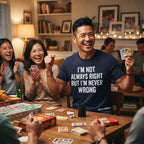 I'm Not Always Right But I'm Never Wrong — Premium T-Shirt | COLLIN CAMPELL product image