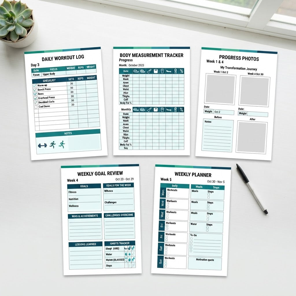 Inside the Meal Prep & Macro Guide - Digital Download - sample interior pages