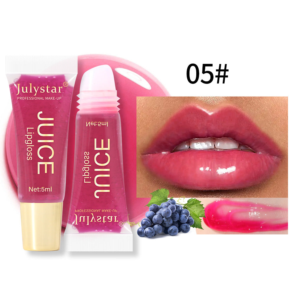 Fruit Flavor Glossy Lip Oil Natural Long Lasting Hydrating Plump