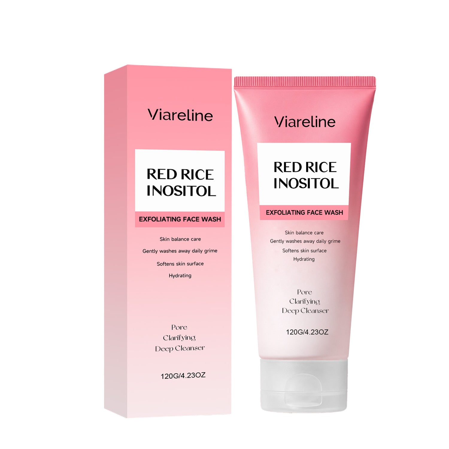 Skincare Ritual Gift Set — Mild Exfoliating Cleanser + HUNMUI Vitamin C Underarm Whitening + Growth Hair Serum