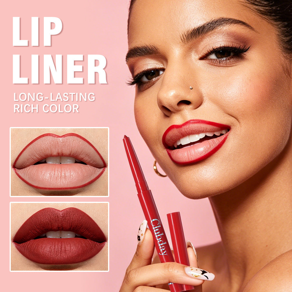 Lip Makeup Natural Three-dimensional Durable Waterproof Lipliner Integrated Outline Smooth Lipliner Suit