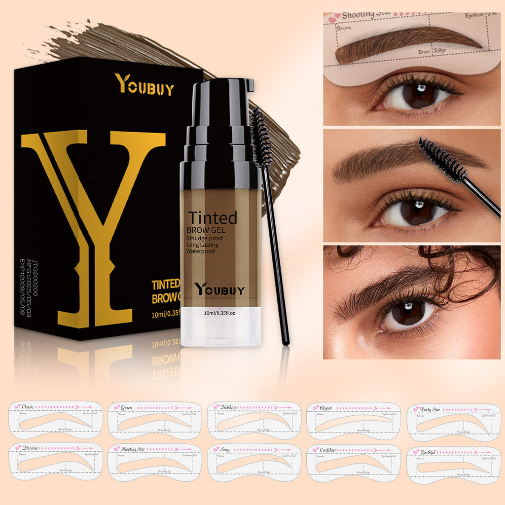 Glam Gift Box — YOUBUY Light Brown Pigment-Boosting + Hose Shaping Eyebrow Gel European A + DIY Lash Extension Kit 280pcs Indiv