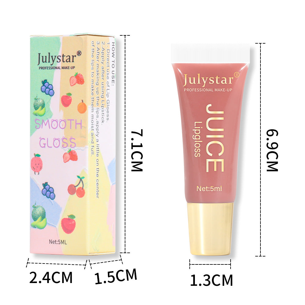 Fruit Flavor Glossy Lip Oil Natural Long Lasting Hydrating Plump