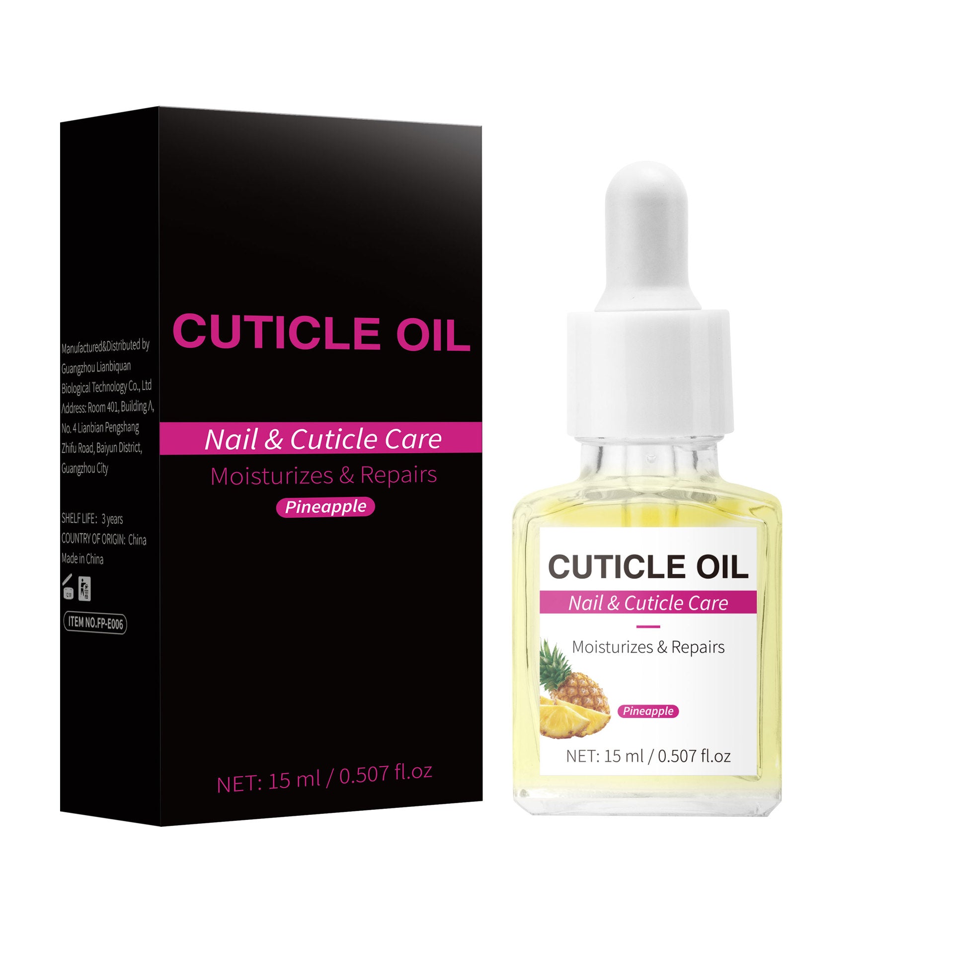 Moisturizing Nail Cleaning Soft Nail Cuticle Oil 15ml Nail Care Solution