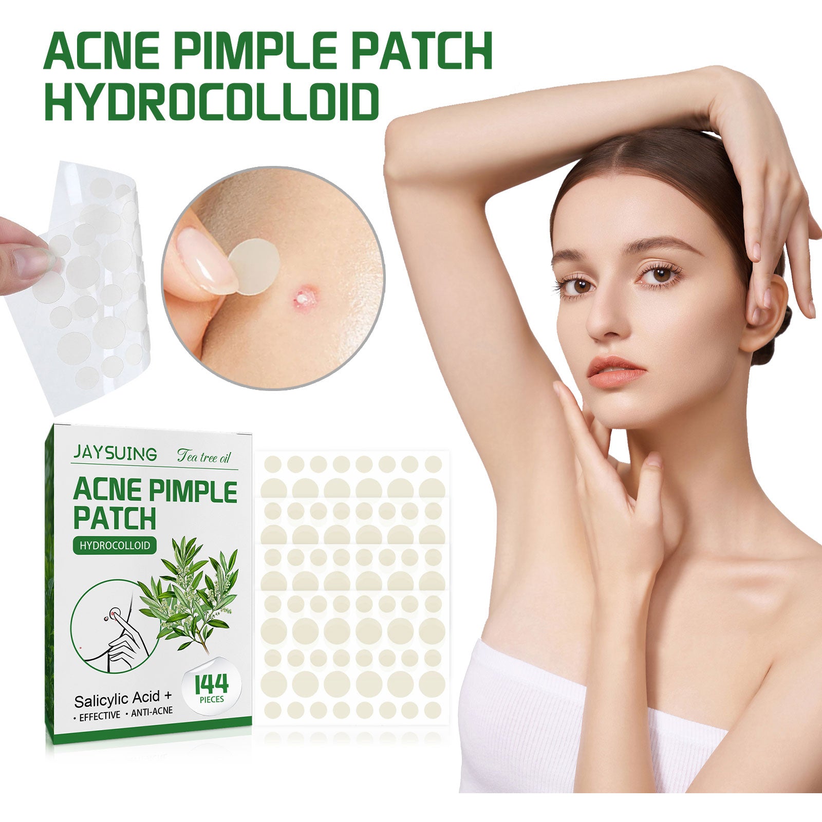 Purifying Face Patches 144PCS 36 Patches X 4 Sheets