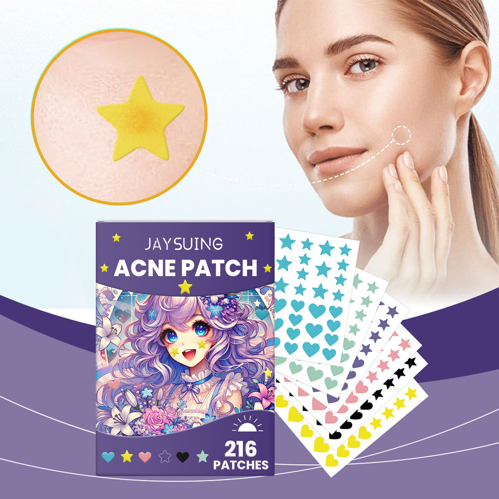 216pcs Multicolor Light Print Stickers