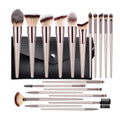 20-Piece Champagne-Colored Makeup Brush Set