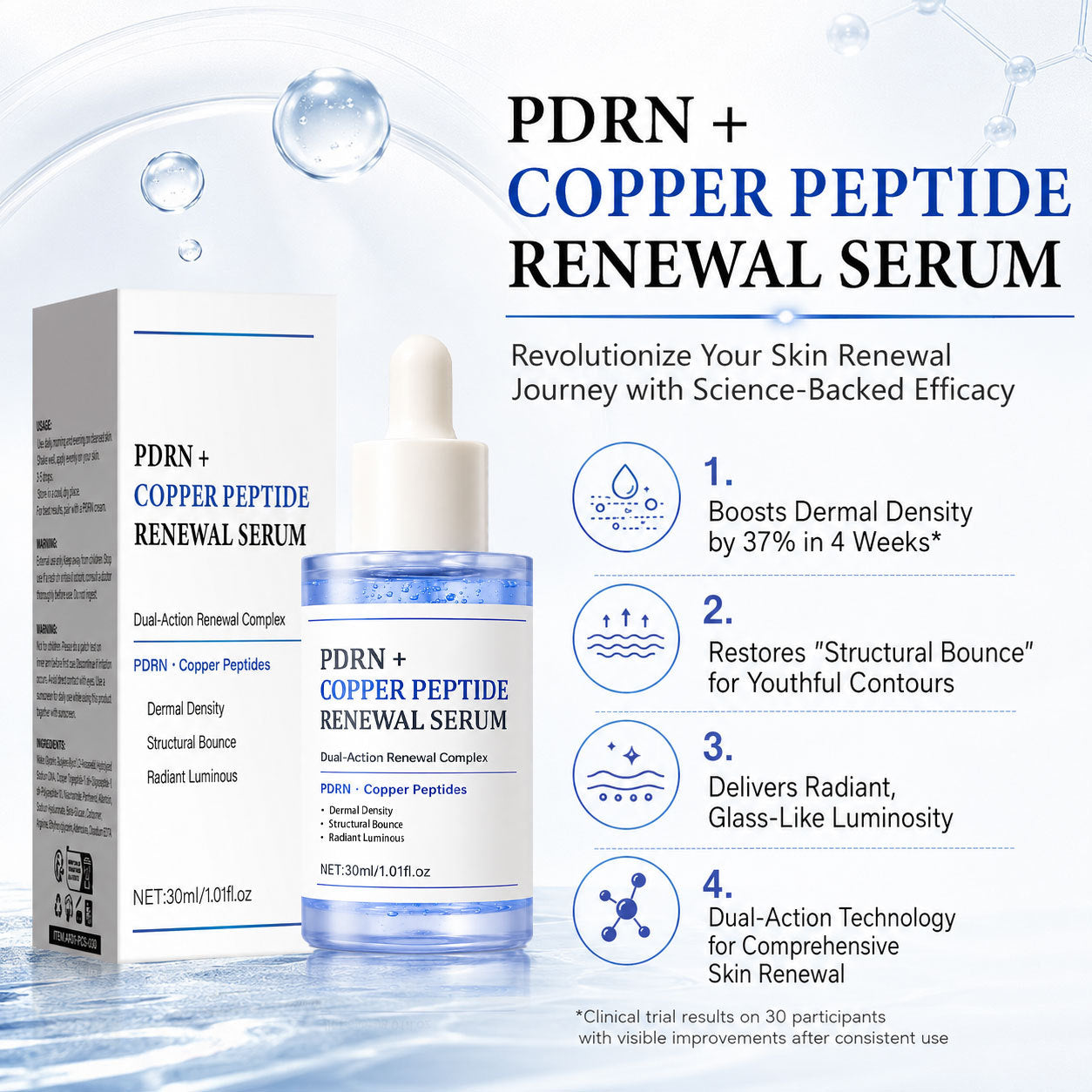 Copper Peptide Solution In Neutral Packaging