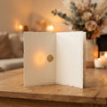 VoiceHeat Greeting Card — Record Your Voice, Warm Their Hands