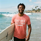 Salt Air & Salty Hair Coastal Tee — Premium Beach Vibe | COLLIN CAMPELL product image