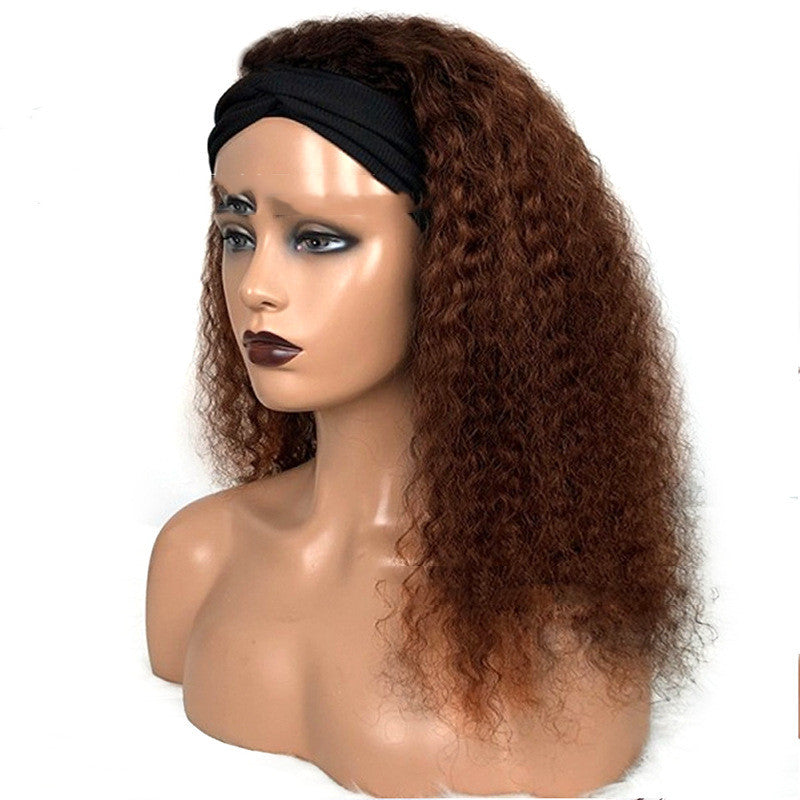 Hair Care Gift Set — Waterproof Mini Electric Hair Trimm + Laser Hair Removal Device IPL Photo + Human Hair Jerry Curly Headband Wig