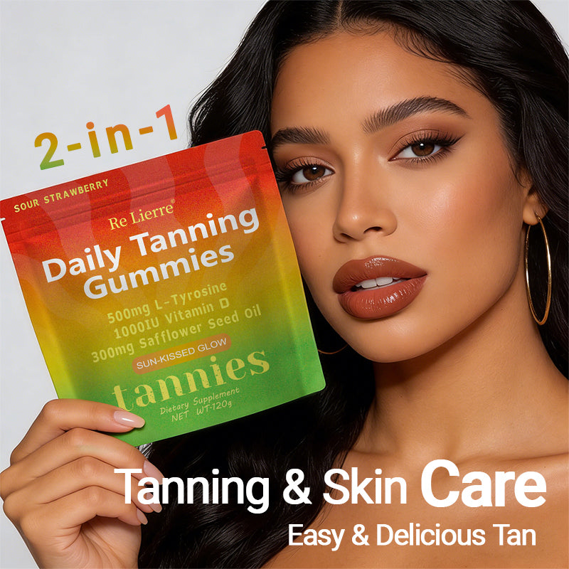 Daily Tanning Gummy Gummies-Strawberry Flavor