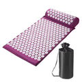 Acupressure Pillow with Storage Bag for Neck Back Foot Massage Pads Acupressure Mat Pillow Set Improves Bloods Circulation Mat