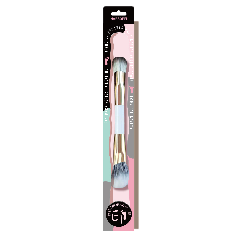 Glam Gift Box — 20 50 80 Pcs Micro Eyebrow & Lash B + Touch Screen Makeup Mirror With 20 + Double-ended Blush Brush