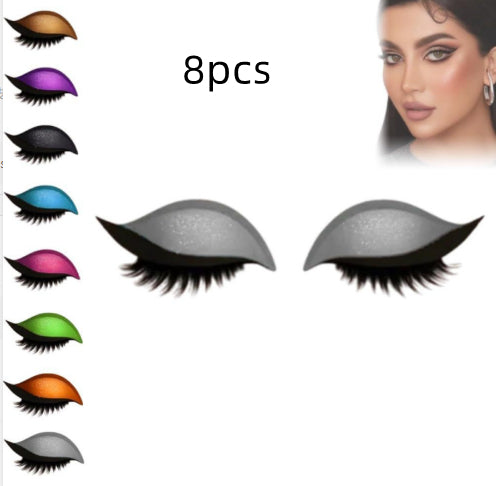 Lazy Eyeshadow Eyelash Stickers