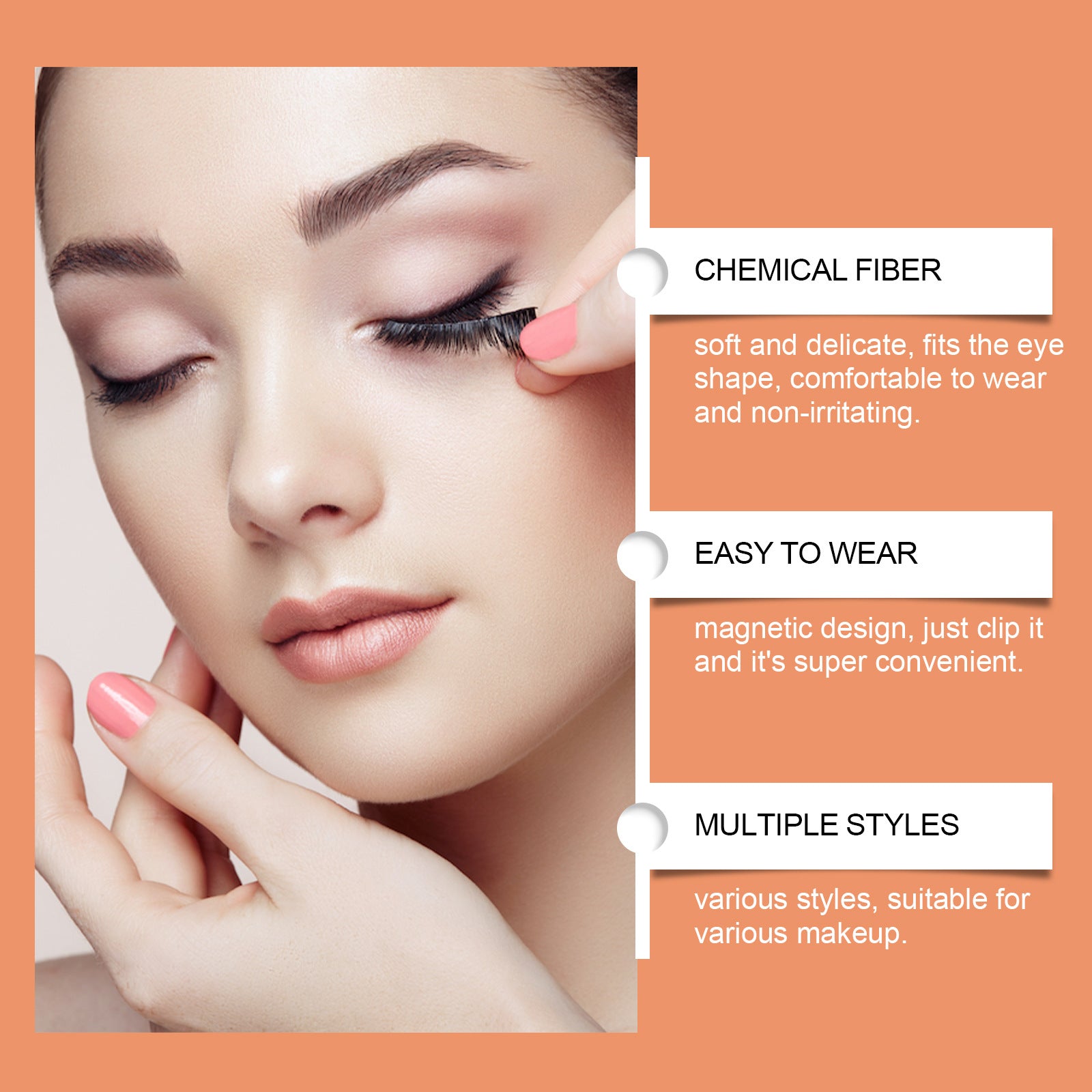 Magnetic False Eyelash Set