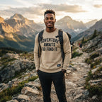 Adventure Awaits Go Find It — Premium Sweatshirt | COLLIN CAMPELL product image