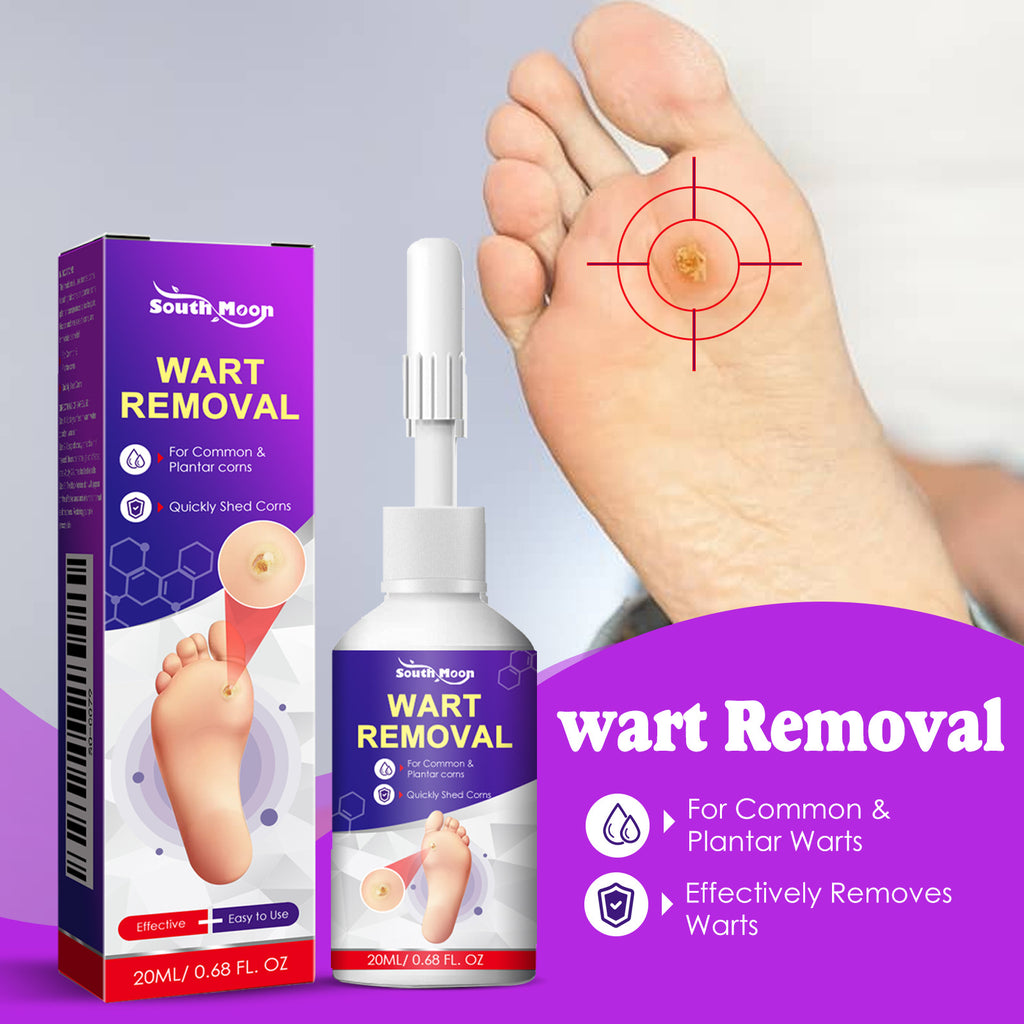 SOUTH MOON Foot Care Solution - Cleanses And Moisturizes Body Skin, Including Warts.