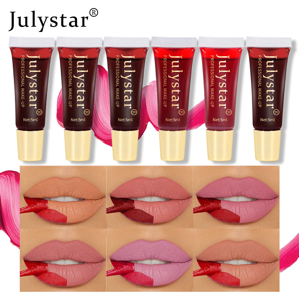 Matte Peel-Off Lip Stain, Long-Lasting Lip Tattoo Tint