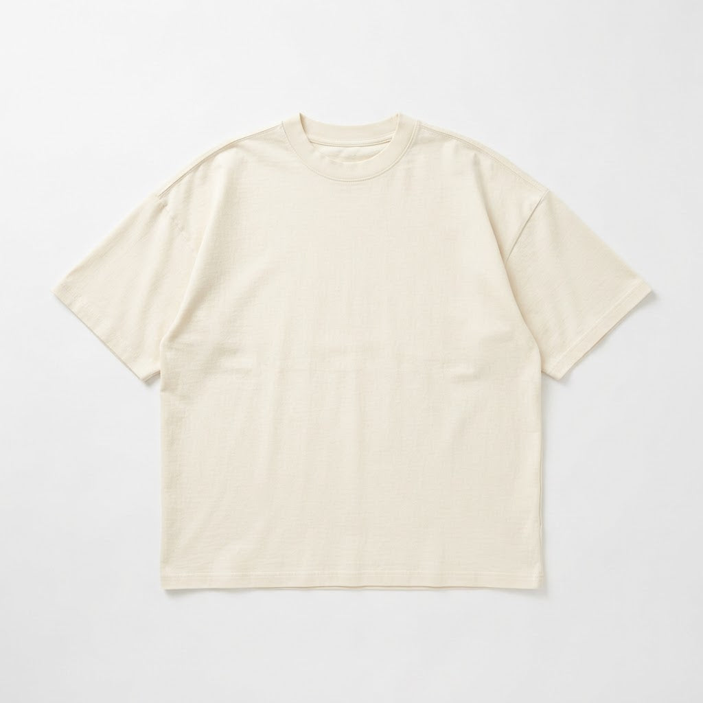 Collin Campsell Premium Oversized Tee - Cream