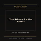 Glow Skincare Routine Planner - Digital Download product image