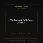 Wellness & Self-Care Journal - Digital Download