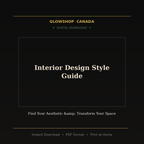 Interior Design Style Guide - Digital Download