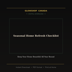 Seasonal Home Refresh Checklist - Digital Download product image