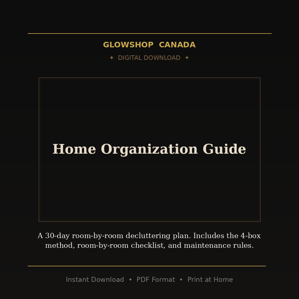 Home Organization Guide - Digital Download product image