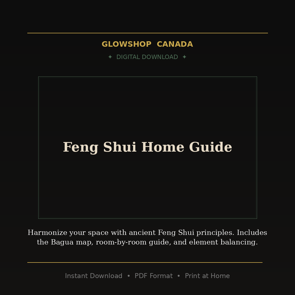 Feng Shui Home Guide - Digital Download