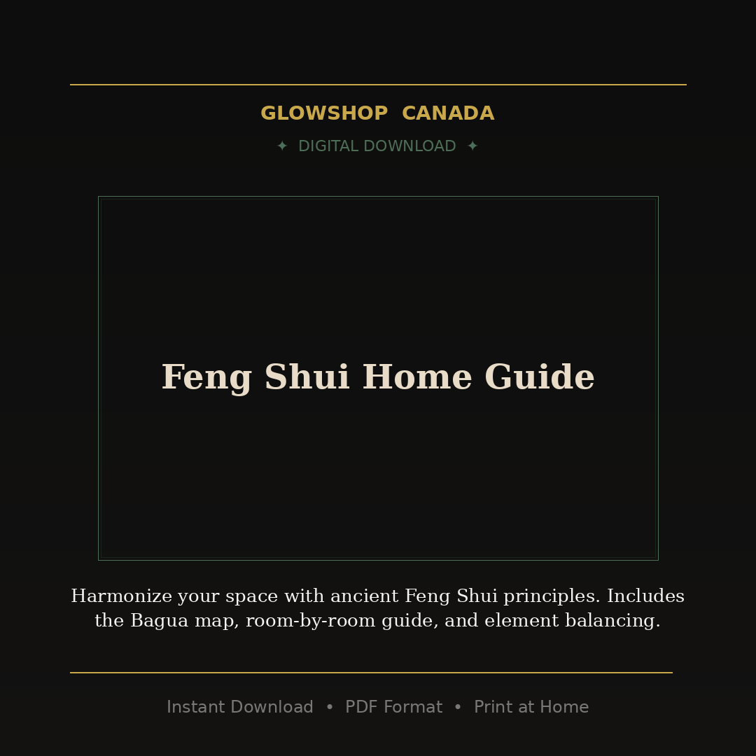 Feng Shui Home Guide - Digital Download