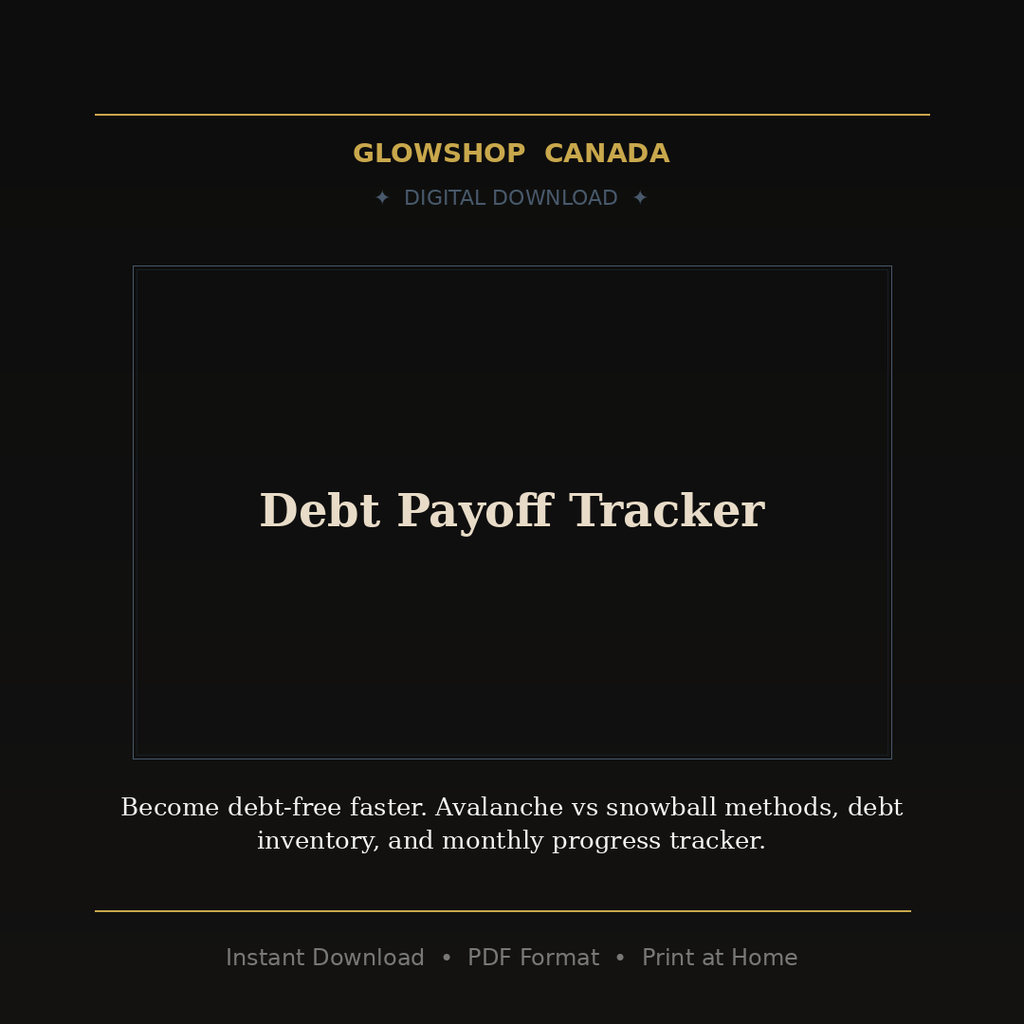 Debt Payoff Tracker - Digital Download product image