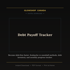 Debt Payoff Tracker - Digital Download product image
