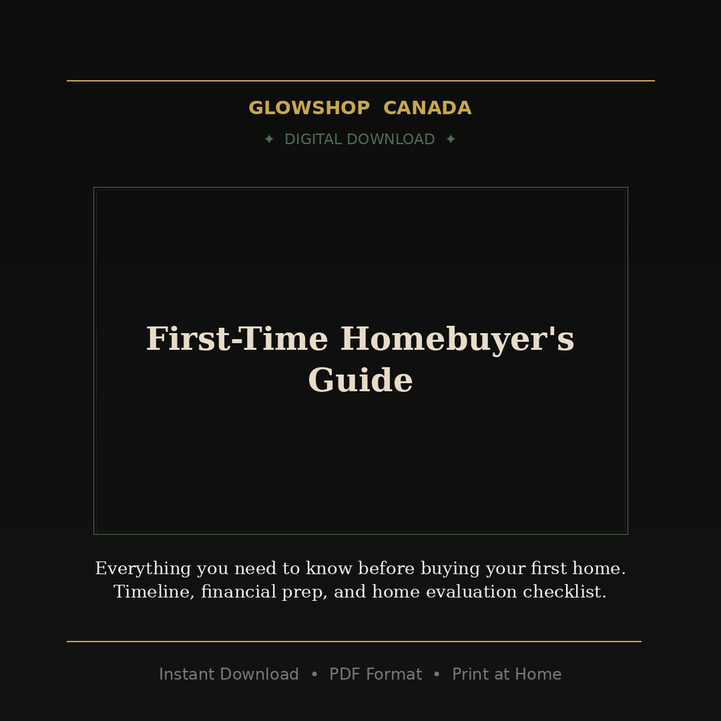 First-Time Homebuyer's Guide - Digital Download product image