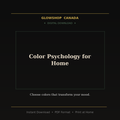 Color Psychology for Home - Digital Download product image