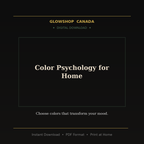 Color Psychology for Home - Digital Download product image