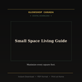 Small Space Living Guide - Digital Download