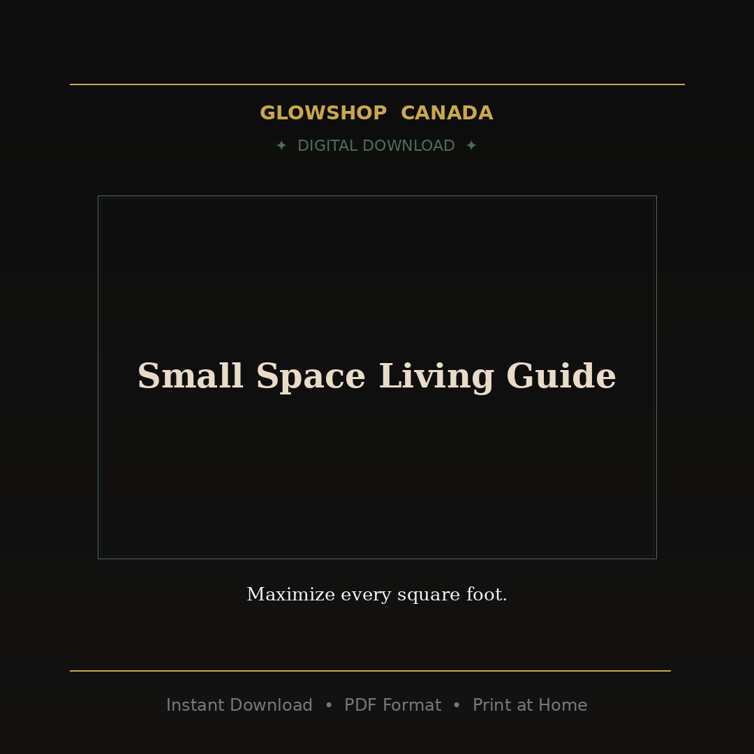 Small Space Living Guide - Digital Download