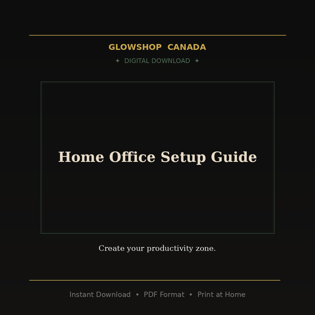 Home Office Setup Guide - Digital Download product image