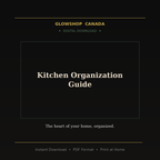 Kitchen Organization Guide - Digital Download product image